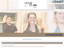 Tablet Screenshot of houseofjai.com